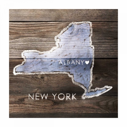 Picture of NEW YORK RUSTIC  MAP 