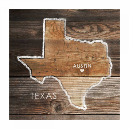 Picture of TEXAS RUSTIC MAP