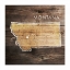 Picture of MONTANA RUSTIC MAP