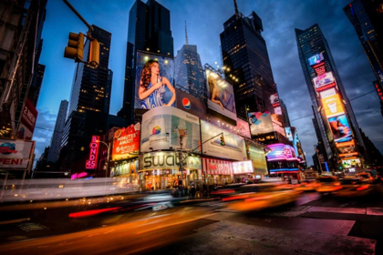 Picture of TIMES SQUARE RAYS OF LIGHT I