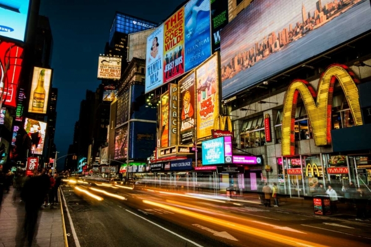 Picture of TIMES SQUARE RAYS OF LIGHT IV