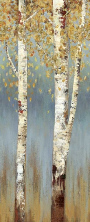 Picture of BUTTERSCOTCH BIRCH TREES II