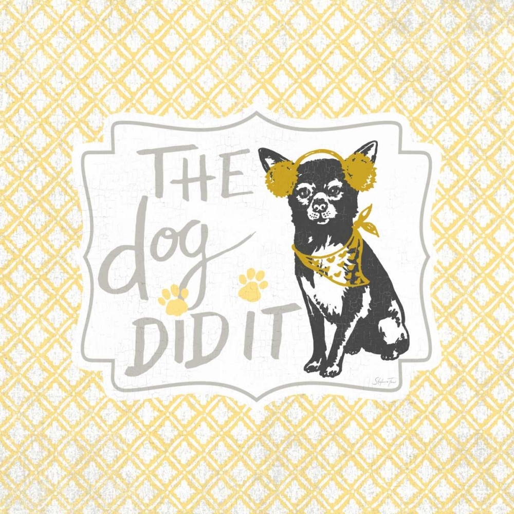 Somerset House Images. THE DOG DID IT