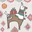 Picture of PLAYFUL LLAMAS I