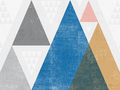Picture of MOD TRIANGLES I GRAY CROP