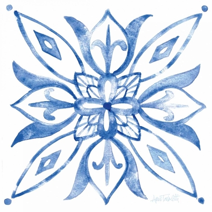 Picture of TILE STENCIL II BLUE