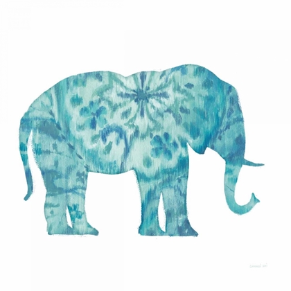 Picture of BOHO TEAL ELEPHANT I