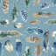 Picture of INDIGOLD FEATHERS TURQUOISE
