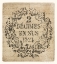 Picture of VINTAGE LETTER CREST II ANTIQUE BORDER V2