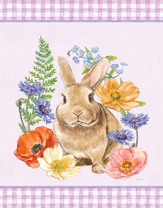 Picture of SUNNY BUNNY II CHECKER BORDER PURPLE