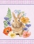 Picture of SUNNY BUNNY II CHECKER BORDER PURPLE