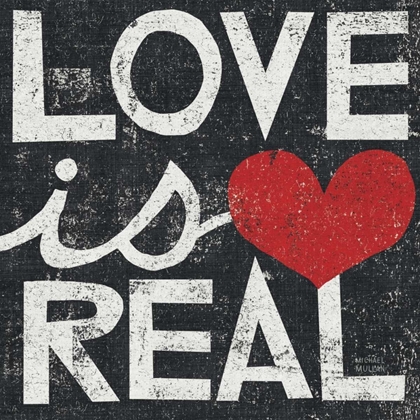 Picture of LOVE IS REAL GRUNGE SQUARE