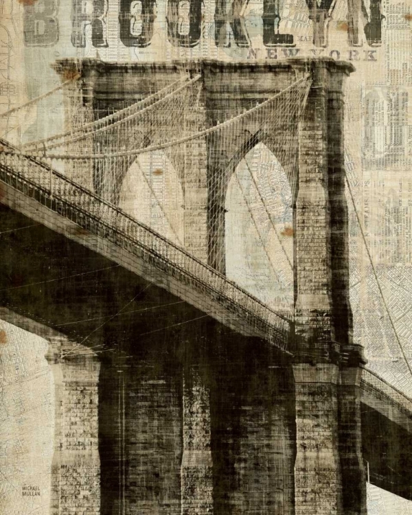 Picture of VINTAGE NY BROOKLYN BRIDGE