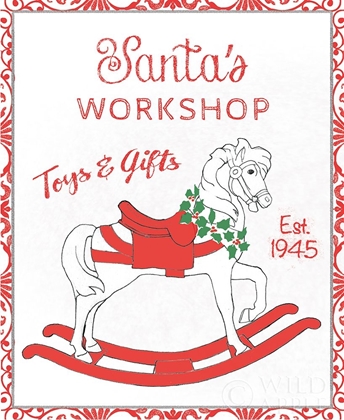 Picture of CHALKBOARD CHRISTMAS SIGNS I ON WHITE