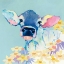 Picture of BESSIE WITH FLOWERS ON TEAL
