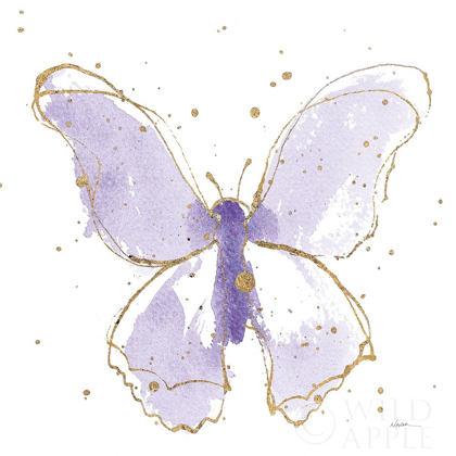Picture of GILDED BUTTERFLIES II LAVENDER