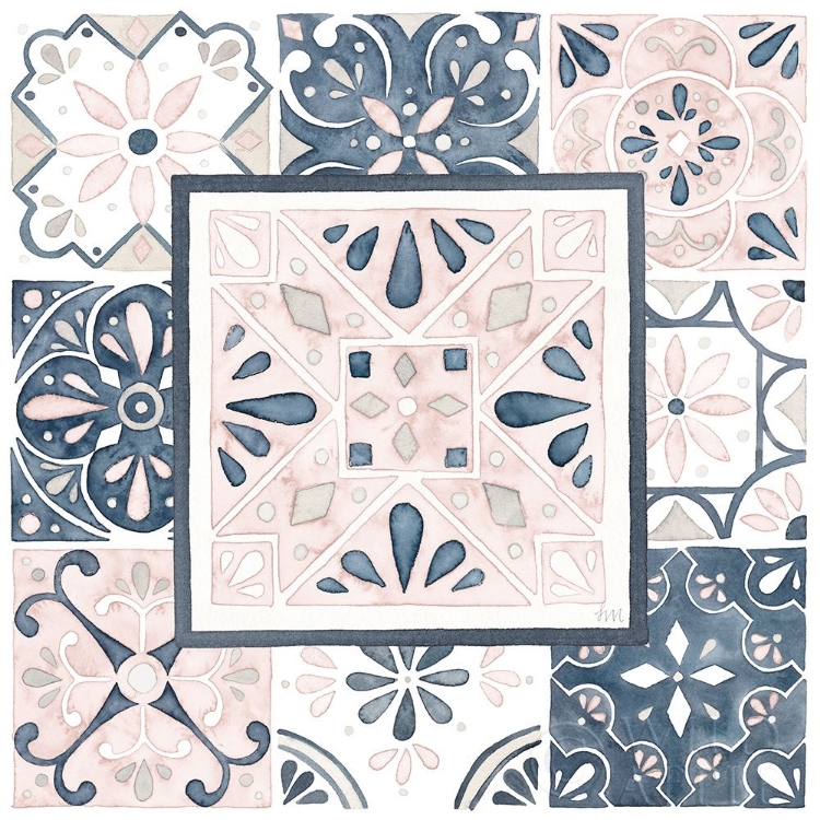 Picture of GARDEN GETAWAY PATCHWORK V BLUSH