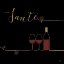 Picture of UNDERLINED WINE VI BLACK