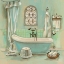 Picture of GLASS TILE BATH I