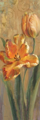 Picture of PARROT TULIPS ON GOLD I