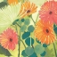 Picture of TANGERINE GARDEN I