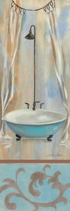 Picture of FRENCH BATHROOM IN BLUE I