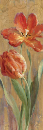 Picture of PARROT TULIPS ON GOLD II