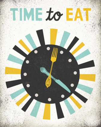 Picture of RETRO DINER TIME TO EAT CLOCK