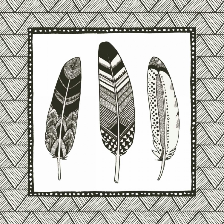 Picture of GEO FEATHERS I 