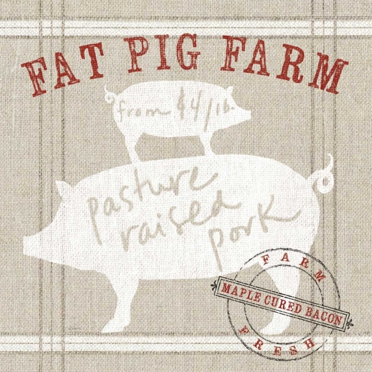 Picture of FARM LINEN PIG