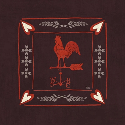 Picture of LITTLE RED FARM TILE IV