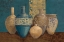 Picture of AEGEAN VESSELS ON TURQUOISE