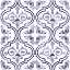 Picture of BOTANICAL BLUE STEP 03