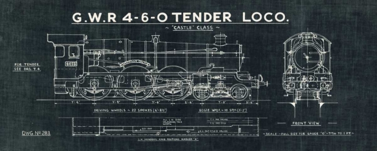 Picture of TRAIN BLUEPRINT III BLACK