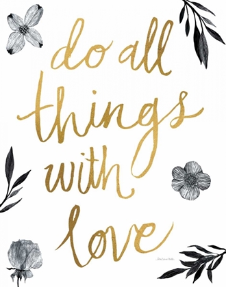 Picture of DO ALL THINGS WITH LOVE BW