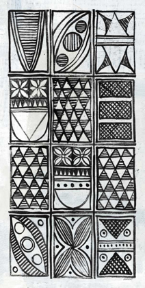 Picture of PATTERNS OF THE AMAZON IV BW