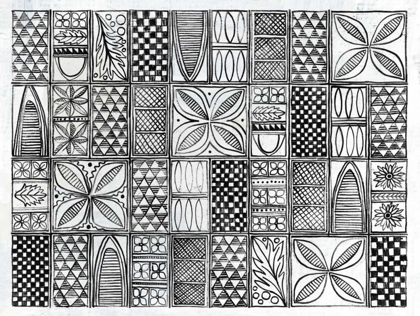 Picture of PATTERNS OF THE AMAZON II BW