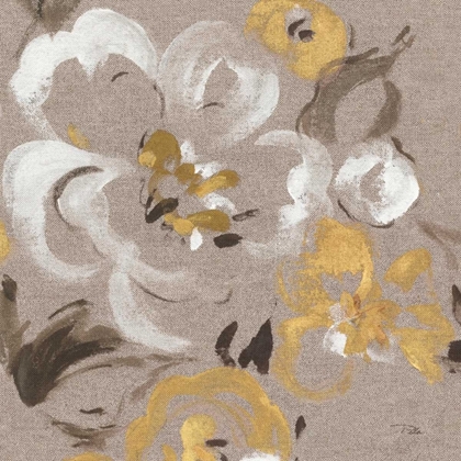 Picture of BRUSHED PETALS II GOLD 