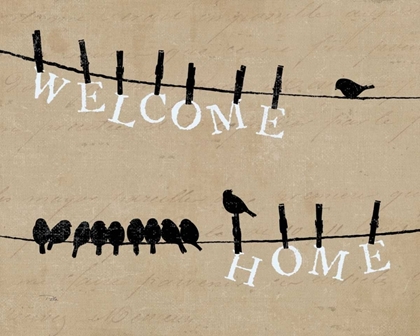 Picture of BIRDS ON A WIRE - WELCOME HOME