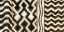 Picture of BLACK AND GOLD GEOMETRIC VII
