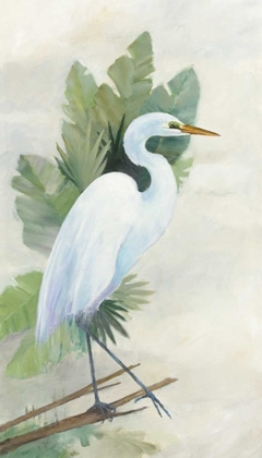 Picture of STANDING EGRET I CROP