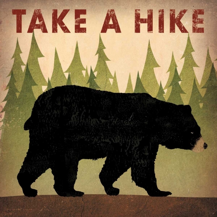 Picture of TAKE A HIKE BLACK BEAR