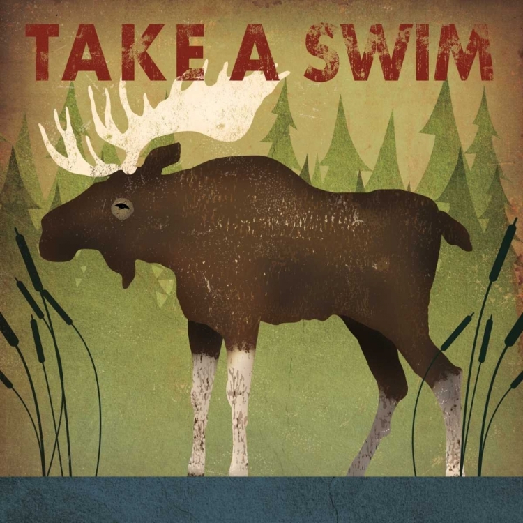 Picture of TAKE A SWIM MOOSE