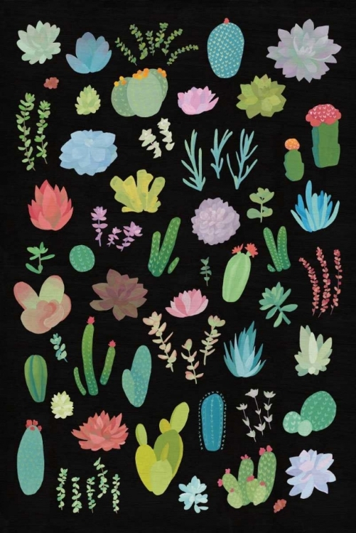 Picture of SUCCULENT CHART I