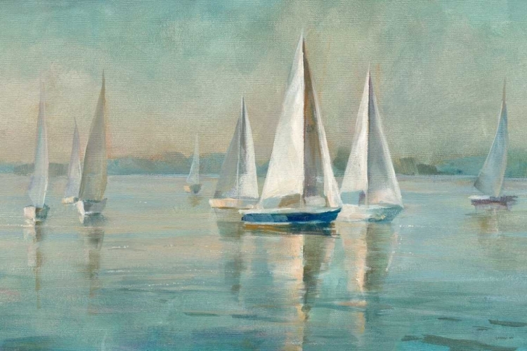 Picture of SAILBOATS AT SUNRISE
