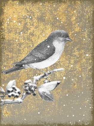 Picture of WINTER BIRDS BLUEBIRD NEUTRAL