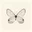 Picture of BUTTERFLY I BW CROP