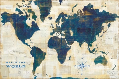 Picture of WORLD MAP COLLAGE