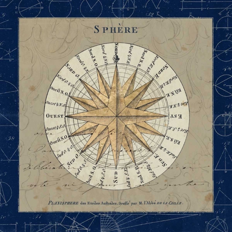 Picture of SPHERE COMPASS BLUE