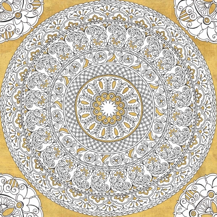 Picture of COLOR MY WORLD MANDALA I GOLD